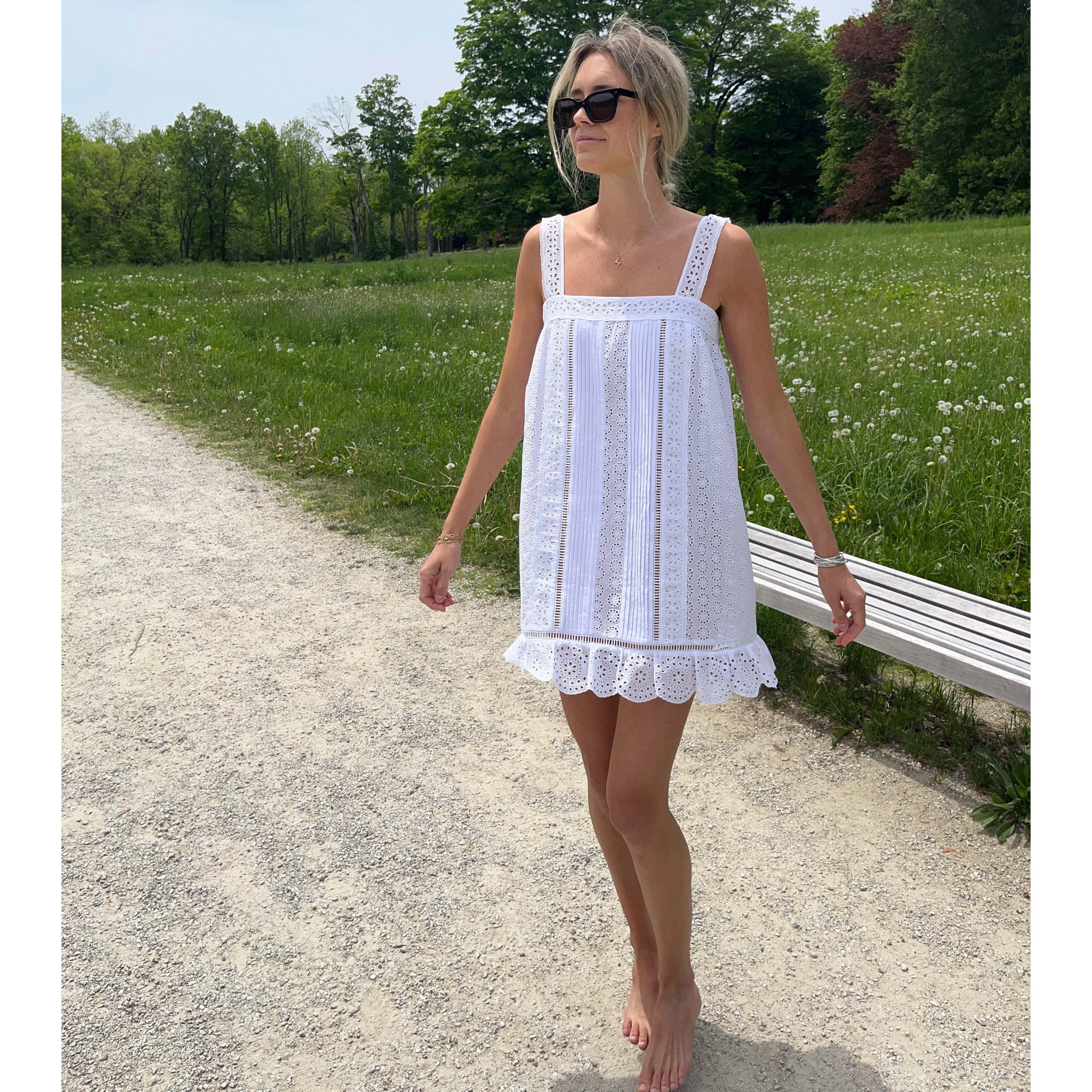 Hill House Home The Aida Dress - White Size Mwhite / M